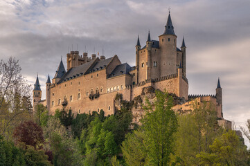 Fototapeta na wymiar The Alcazar of Segovia. Castilla y Leon. Segovia, Spain.