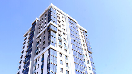 Obraz premium new houses with a blue sky