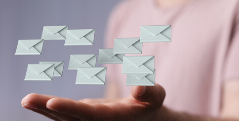 Email Inbox Electronic Communication Graphics Concept