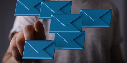 Email Inbox Electronic Communication Graphics Concept