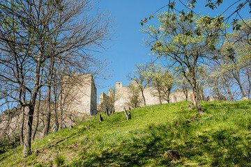 Beckov castle ruins and jewish cemetery, Slovakia