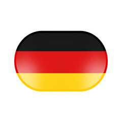 German flag icon art illustration modern design.