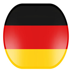 German flag icon art illustration modern design.