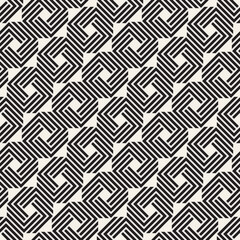 Vector seamless lines mosaic pattern. Modern stylish abstract texture. Repeating geometric tiles