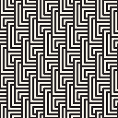 Vector seamless lines mosaic pattern. Modern stylish abstract texture. Repeating geometric tiles