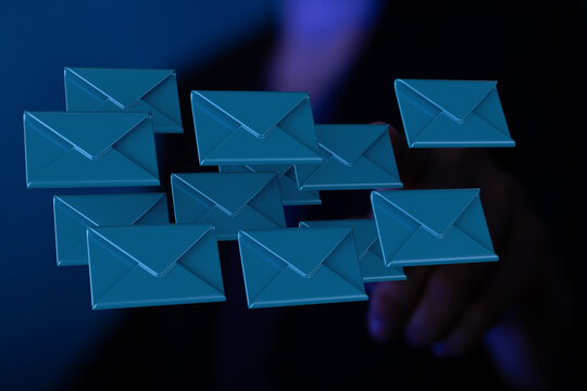 Email Inbox Electronic Communication Graphics Concept © vegefox.com