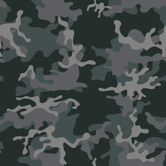 
Forest camouflage texture, seamless modern pattern for printing clothing, fabric.