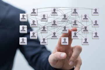 internet net and data digital concept teamwork.