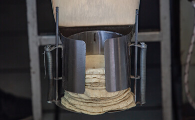 Tortilla de máquina para taco