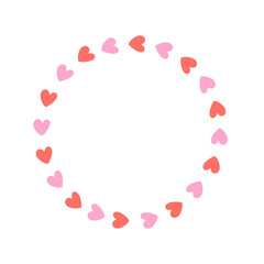 Floral wreath. Perfect design for greeting cards, posters, T-shirts, banners, print invitations.