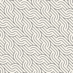 Vector seamless pattern. Modern stylish abstract texture. Repeating geometric tiles