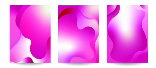 Abstract background paper pink. A4 abstract color 3d paper art illustration set. Contrast colors. Vector design layout for banners presentations, posters and invitations.Illusion of depth. Eps10.