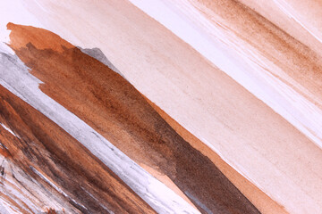 close-up brown watercolor  abstract background