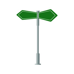 Fototapeta premium Sign Street icon. Road sign. Vector Illustration