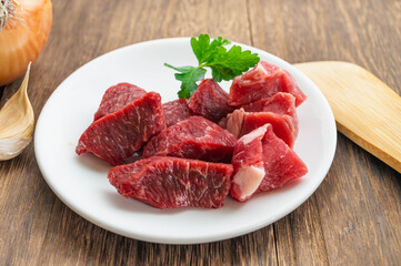 牛角切り肉