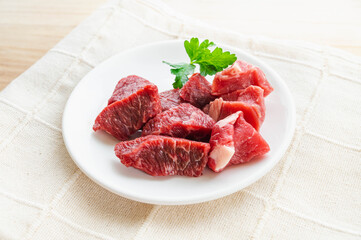 牛角切り肉