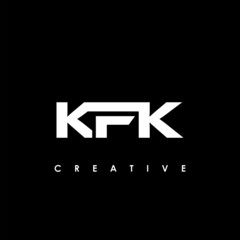 KFK Letter Initial Logo Design Template Vector Illustration