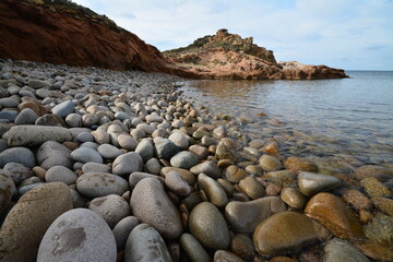 Parco Nazionale Arcipelago di La Maddalena. Paesaggio marino, località Abbatoggia