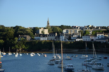Fototapeta na wymiar Hafen in Douarnenez, Bretagne