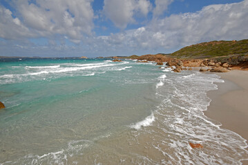 Parco Nazionale Arcipelago di La Maddalena. Paesaggio marino, località Bassa Trinita