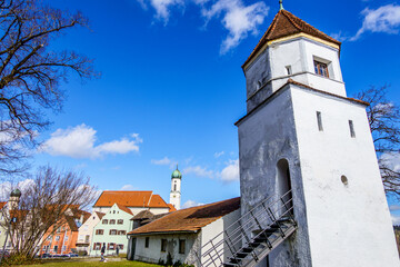 Obraz premium historic old town of Schongau - bavaria