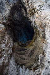 cliff on the island of Capri in Italy