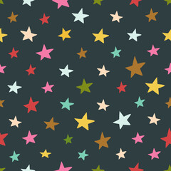 seamless pattern with stars