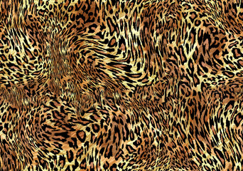 abstract seamless leopard print	