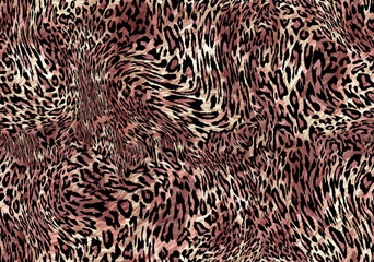 abstract seamless leopard print	