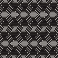 Vector seamless pattern. Modern stylish abstract texture. Repeating geometric tiles