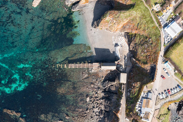 Aerial photograph of the Lizard, Cornwall, England.