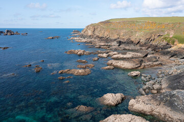 Aerial photograph of the Lizard, Cornwall, England.
