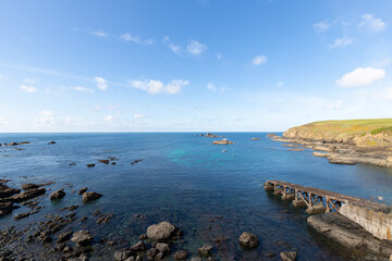 The Lizard, Cornwall on a beautiful sunny day.