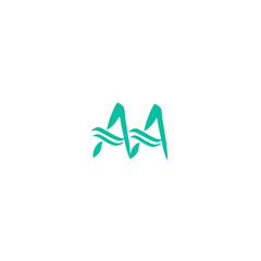 AA initial handwritten logo for identity