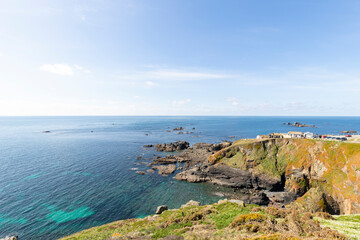 The Lizard, Cornwall on a beautiful sunny day.