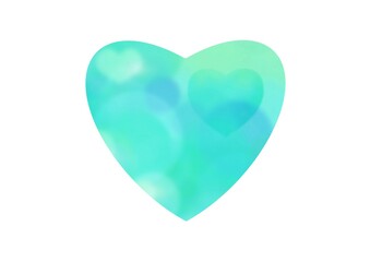abstract pastel background with many hearts - Christmas, Sprring banner, panorama