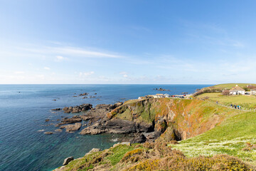 The Lizard, Cornwall on a beautiful sunny day.