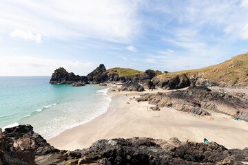 Kynance Cove on a stunning sunny day.