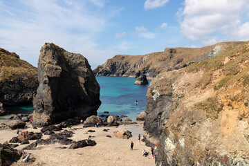 Kynance Cove on a stunning sunny day.