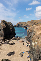Kynance Cove on a stunning sunny day.