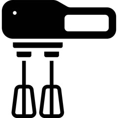 Hand mixer icon, Bakery and baking related vector