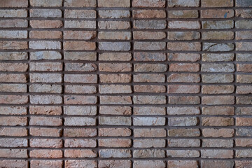 Dark Red grunge brick wall, abstract background texture