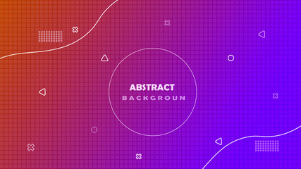 Obraz premium dynamic background shape gradient pattern creative geometric wallpaper trendy gradient shapes composition. composition,Template for the design of a website landing page or background .Colorful.Eps10 