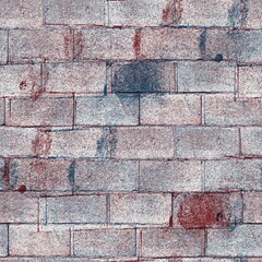 Seamless abstract texture pattern in flat red blue black white. High quality illustration. Abstract design of red and blue overlaid to form a modern attractive abstract seamless surface design.