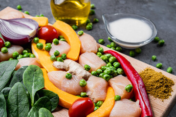 quick butternut squash curry