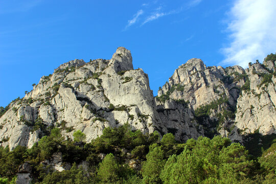 Els Ports rugged mountain range in the Parc Natural dels Ports, Catalonia, Spain