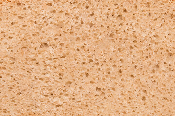 Fresh soft bread cutaway texture background, close-up