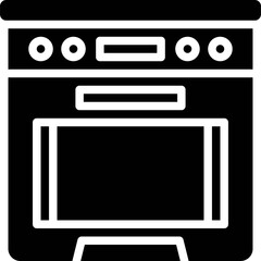 Oven icon, Bakery and baking related vector