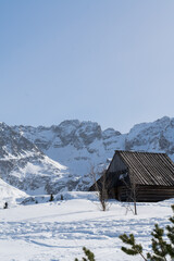 House in the Poland mountain 