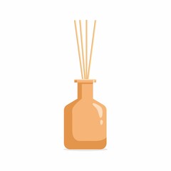 Vector aromatic diffuser with Scented Oil and reeds
